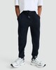 image 1 of F&F Boys Cotton Blend Seam Detail Cuffed Drawstring Joggers in Navy