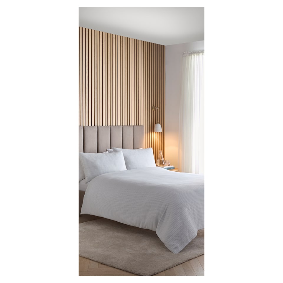 West Park Retreat Yarn Stripe Duvet Set Superking