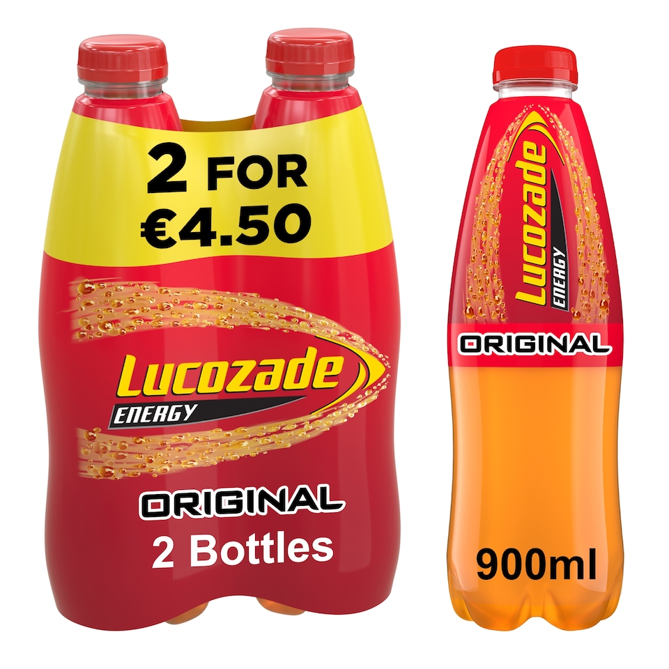 image 1 of Lucozade Energy Original Drink 2 X 900Ml