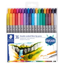 Staedtler Double Ended Fibre Tip Pens 36 Pack