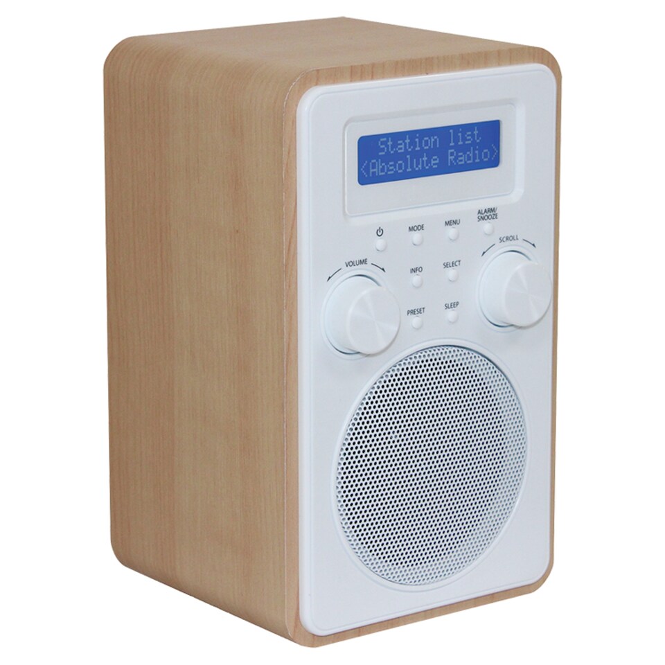image 1 of Tesco Dab And Fm Wooden Radio