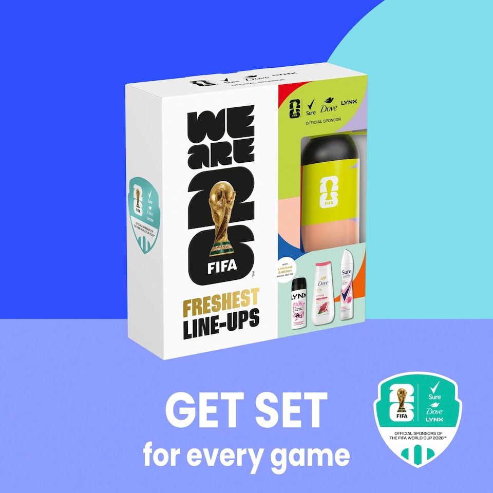 image 1 of Sure Hydrate FIFA Freshest Line Up Waterbottle Gift Set For Her