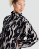 image 2 of F&F Active Fleece Textured Animal Print Jacket in Multi