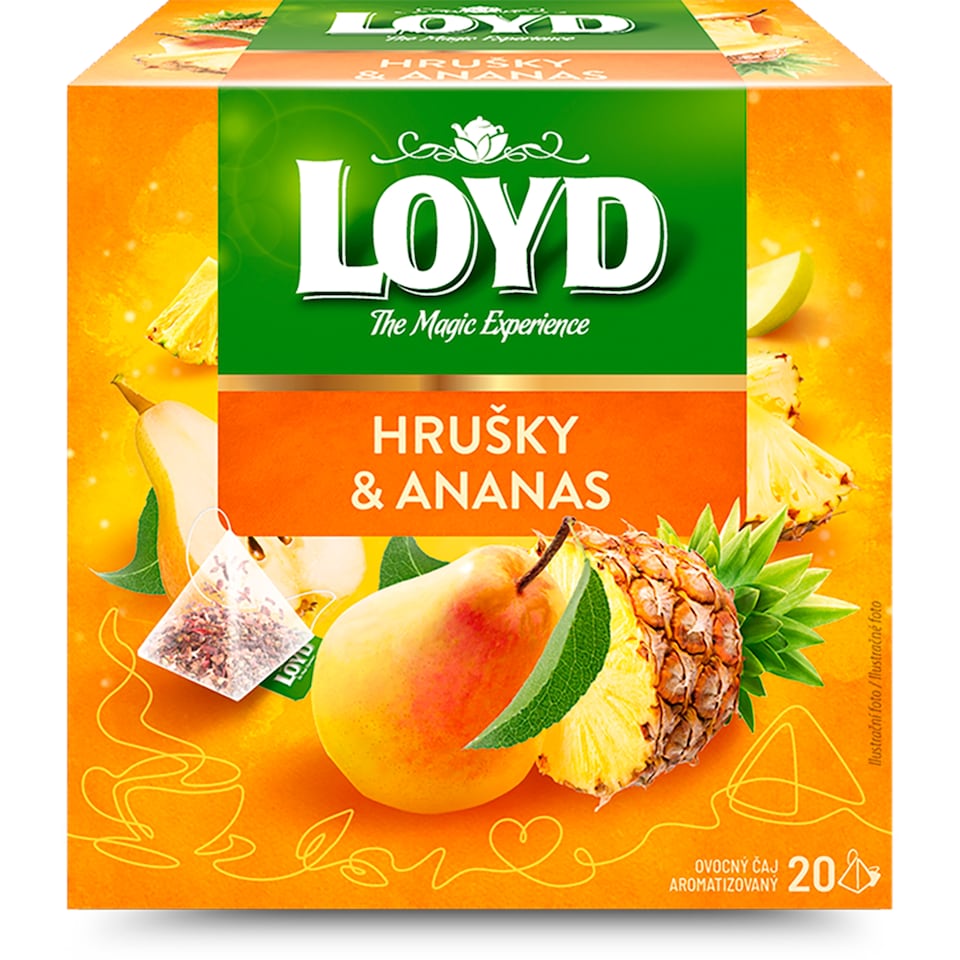 Loyd Flavoured Fruit Tea Pear & Pineapple 20 x 2g (40g)