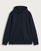 image 4 of F&F Textured Zip Through Drawstring Hoodie with Cotton in Navy