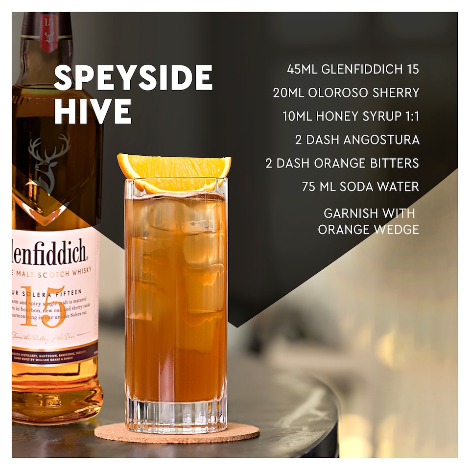 image 1 of Glenfiddich 15 Year Old Single Malt Scotch Whisky 70cl