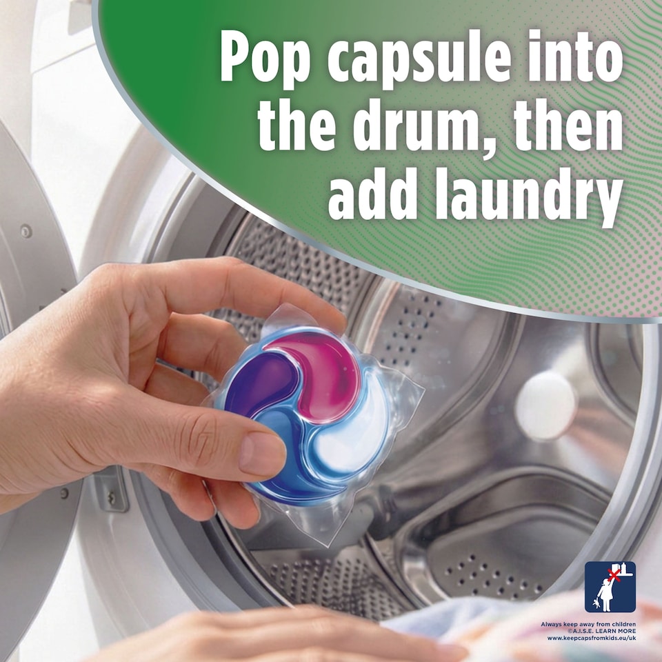 image 1 of Persil Ultimate Touch of Comfort Laundry Washing Detergent Capsules XL Mega Pack 44 Washes 598g