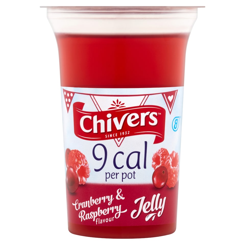Chivers Cranberr And Raspberry 9Cal Jelly 150G