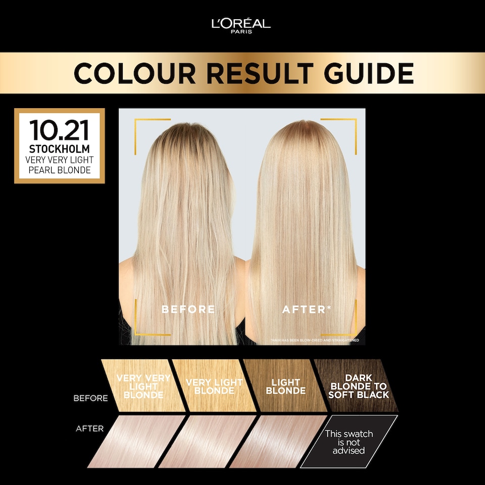 image 1 of L'Oreal Paris Preference 10.21 Stockholm Very Light Pearl Blonde Permanent Hair Dye
