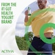 image 5 of Activia Gut Health Kefir - Strawberry & Raspberry 2 x 150g