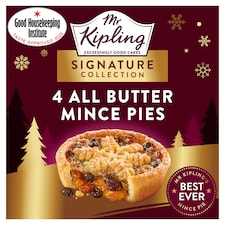 Mr Kipling Signature Collection 4 All Butter Mince Pies