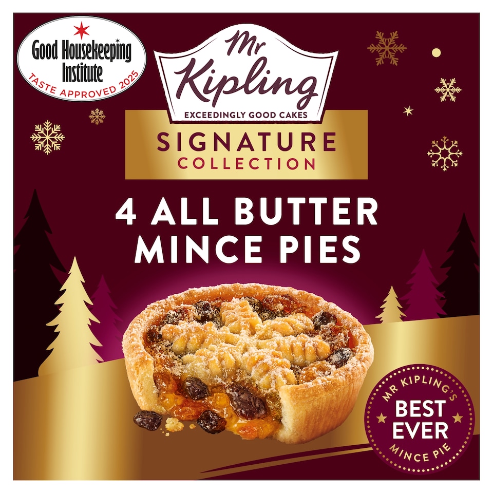 Mr Kipling Signature Collection 4 All Butter Mince Pies