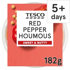 Tesco Red Pepper Houmous 182g 