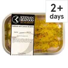 Keenan Seafood Haddock with Lemon & Garlic 220g