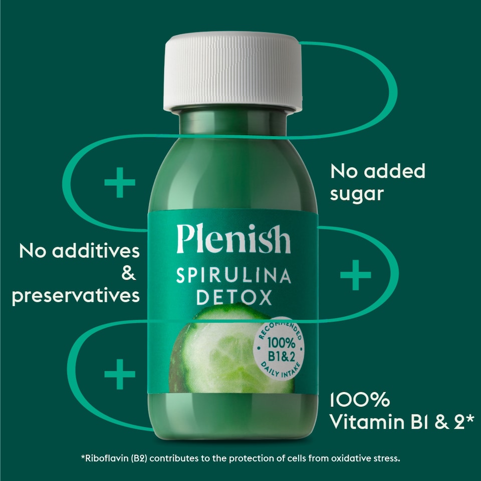 image 1 of Plenish Spirulina Detox Shot 60ml