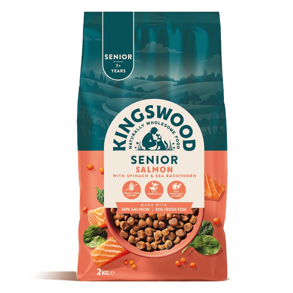 image 1 of Kingswood Senior Dog, Salmon with Spinach & Sea Buckthorn, 2Kg