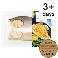 Tesco 2 Lemon & Pepper Sea Bass Fillets 200G