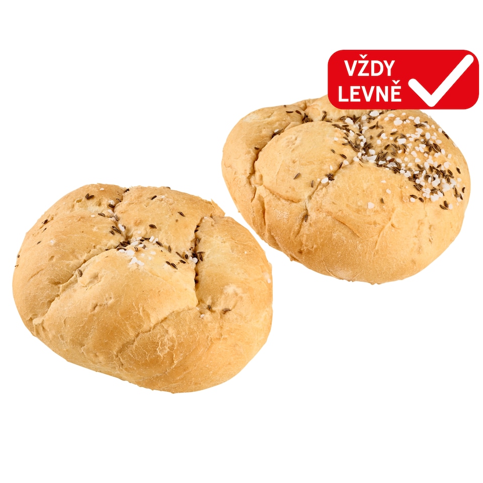 image 1 of Tesco Old Bohemian Bun with Salt and Cumin 60g