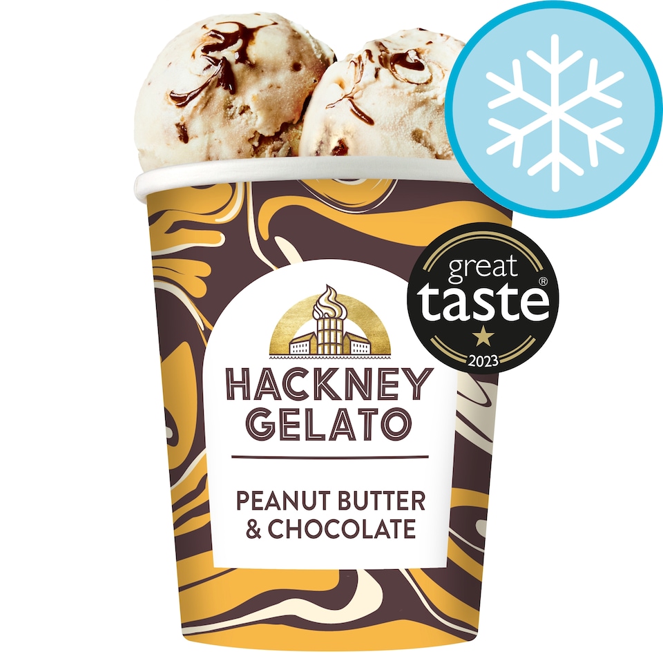 image 1 of Hackney Gelato Peanut Butter & Chocolate 460Ml