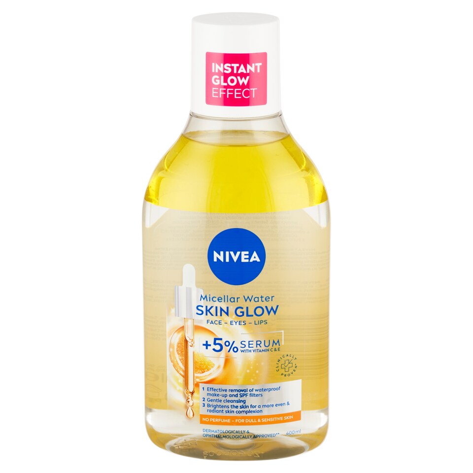NIVEA Skin Glow micellás víz 400 ml  1. kép