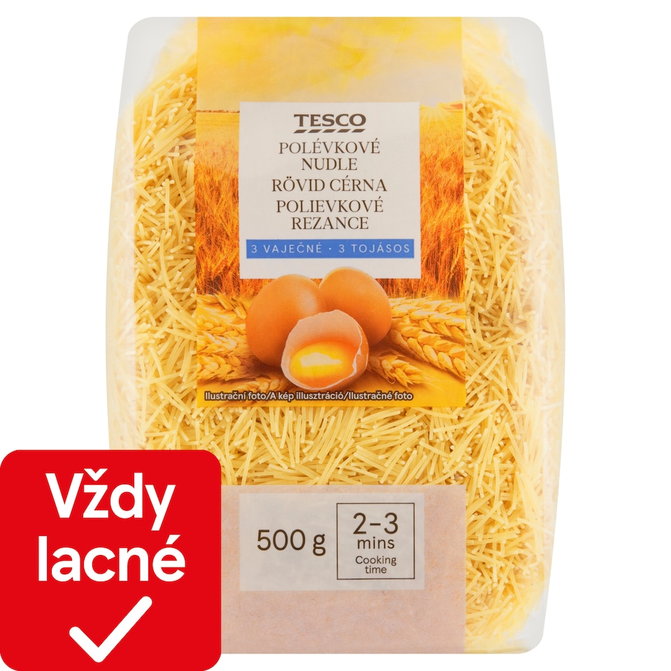 Tesco Polievkové rezance 500 g