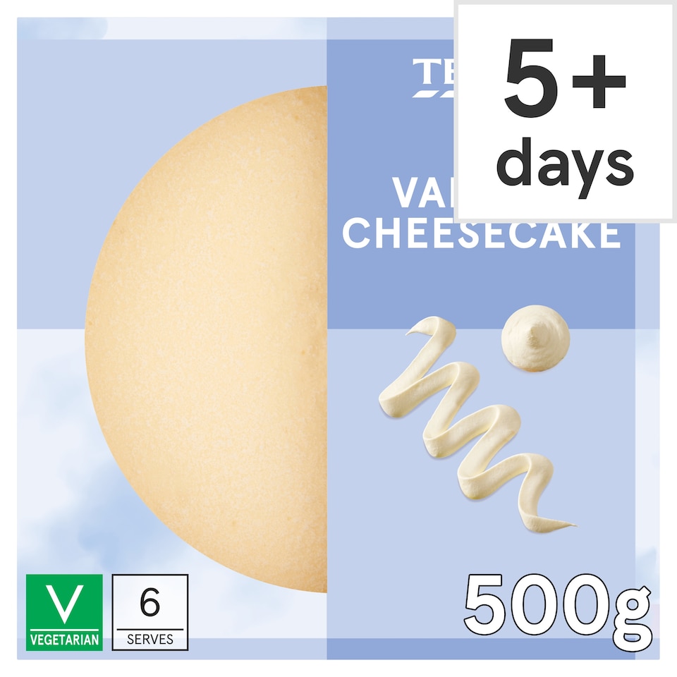 Tesco Vanilla Cheesecake 500g