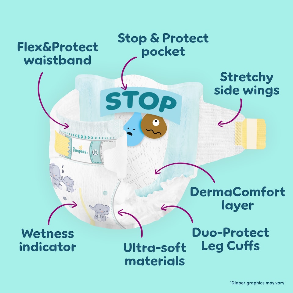 image 1 of Pampers Premium Protection Size 4 37 Nappies