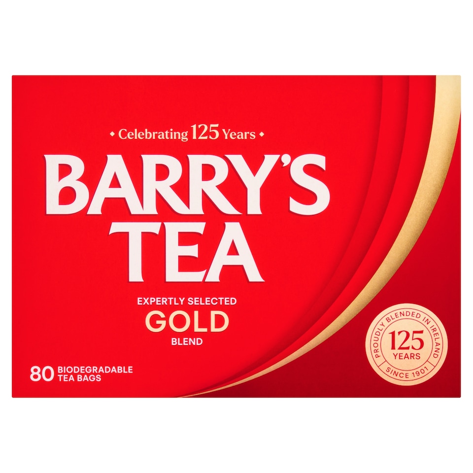 Barry's Tea Gold Blend 80 Teabags 250G