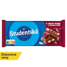 ORION Študentská pečať Milk Chocolate with Peanuts, Jelly and Pieces with Cherry Flavor 170 g