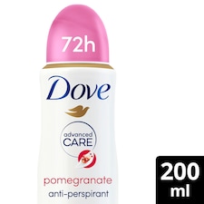Dove Women Go Fresh Pomegranate 72h Advanced Care Antiperspirant Deodorant 200ml
