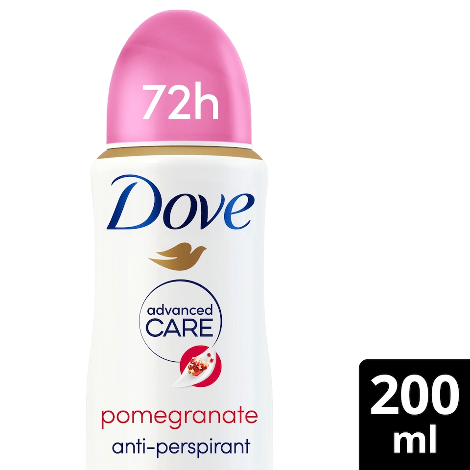 image 1 of Dove Women Go Fresh Pomegranate 72h Advanced Care Antiperspirant Deodorant 200ml