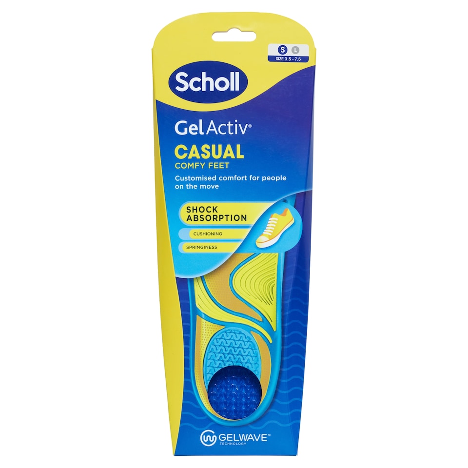 image 1 of Scholl Gel Activ Casual Small Insoles