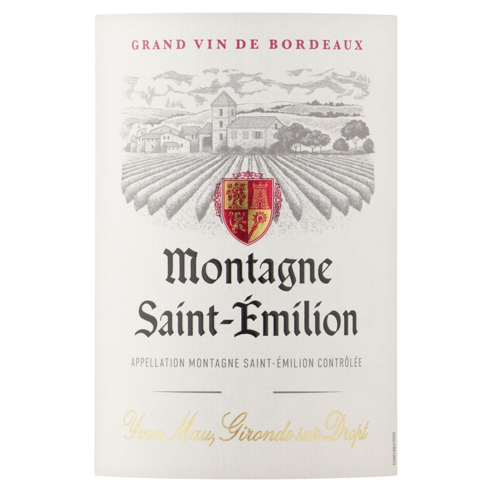 Obrázek 1 pro produkt Tesco Finest Montagne Saint-Émilion červené víno 750ml