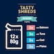 image 4 of Felix Tasty Shreds Cat Food Fish Selection 12X80g