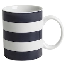 Tesco Navy Stripe Mug