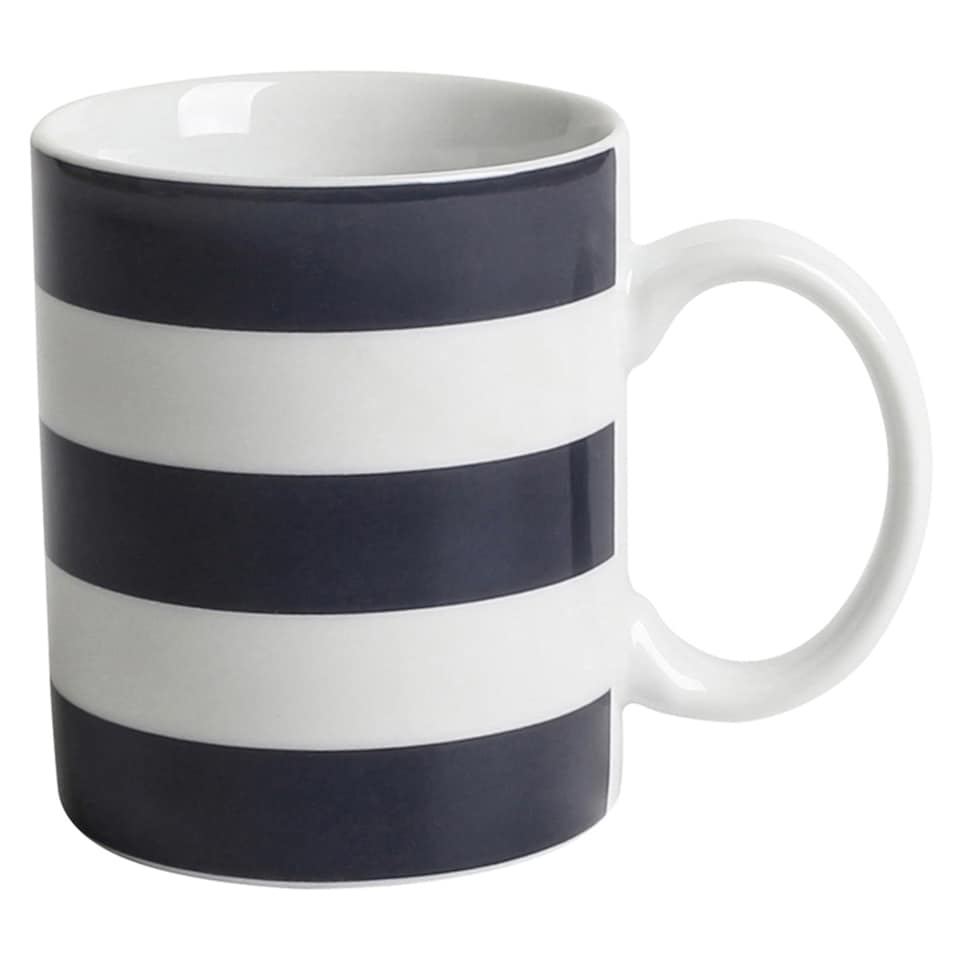 Tesco Navy Stripe Mug