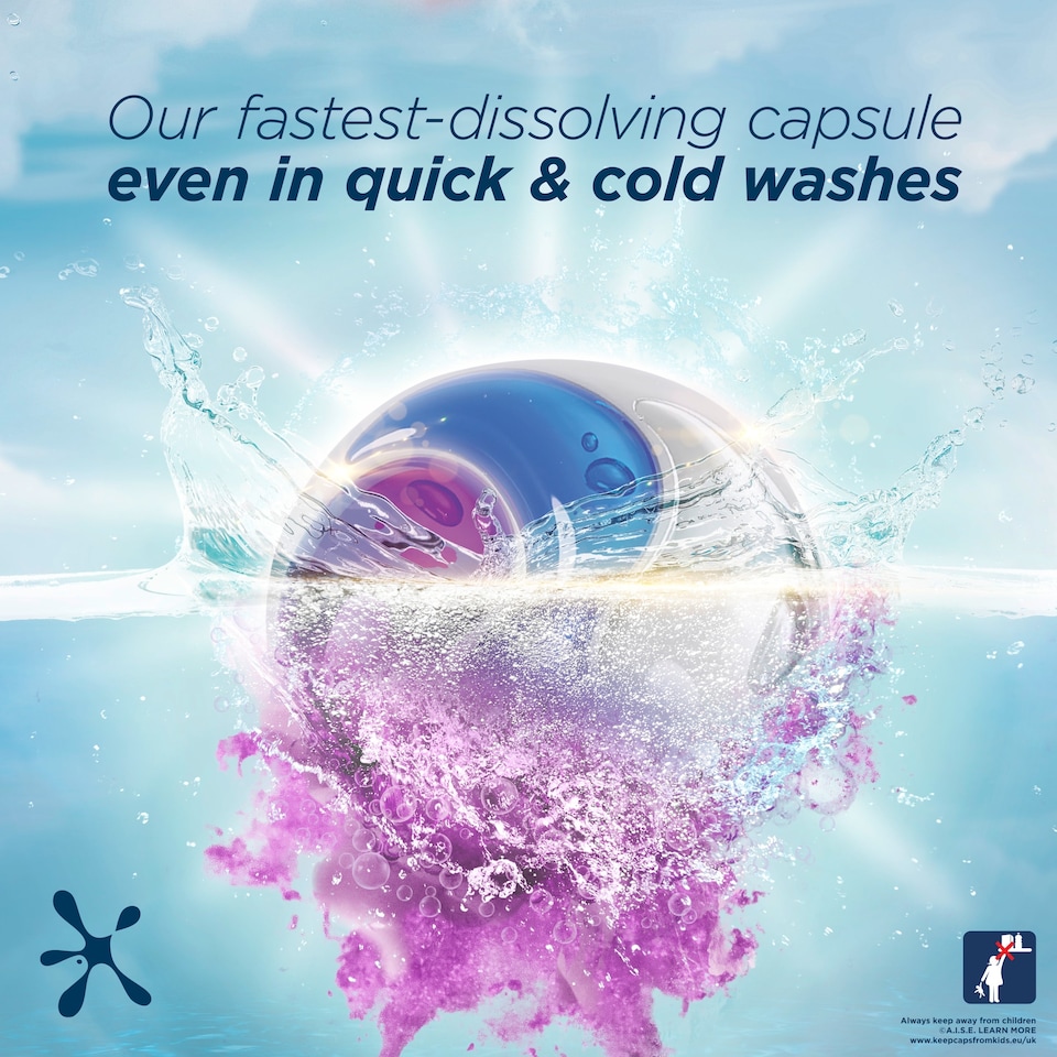 image 1 of Persil Non Bio 3 in 1 Sensitive Laundry Washing Detergent Capsules 26 washes 548.6g