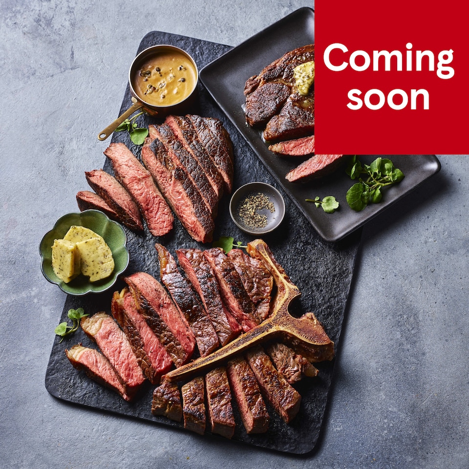55. Tesco Finest Best of British Luxury Steak Celebration Kit 1.45 - 1.72kg (Serves 4)