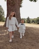 image 1 of F&F x Samantha Faiers 2-Piece Tweed Jacket and Skirt Set in Cream