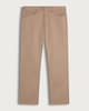 image 1 of F&F Cotton Rich Button Fly Trousers in Stone