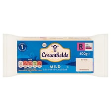 Creamfields Mild Coloured Cheddar 400G