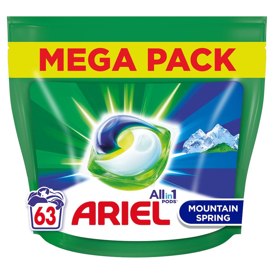 Ariel All-in-1 PODS Mosókapszula 63 Mosáshoz 1. kép