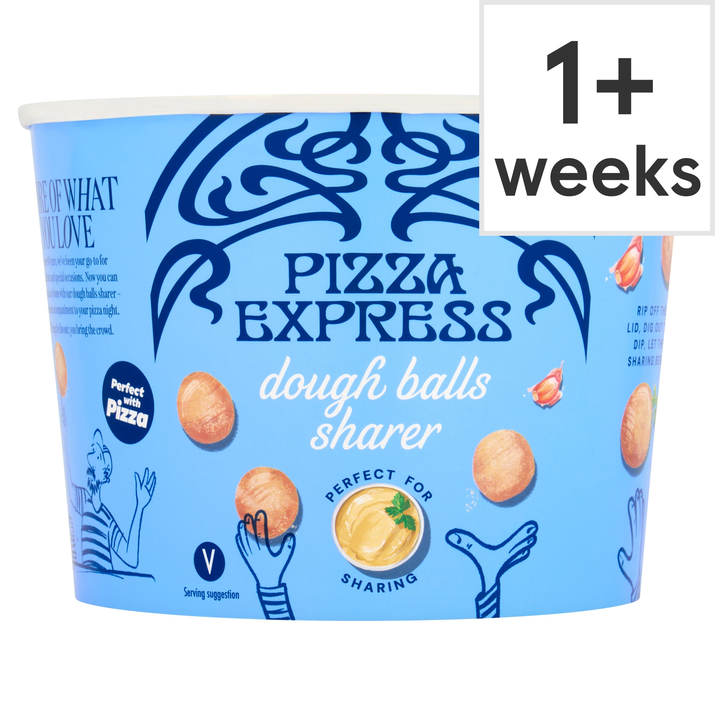 Pizza Express Sharing Doughballs with Garlic Butter 257g