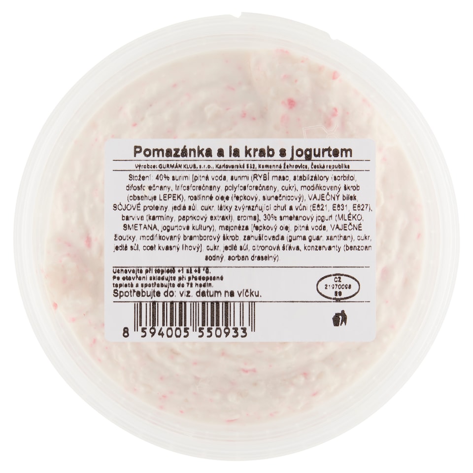 Obrázek 1 pro produkt Pomazánka a la krab s jogurtem