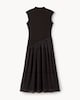 image 5 of F&F Cotton Rich Polka Dot Midi Dress in Chocolate