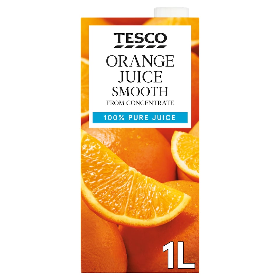 Tesco Orange Juice Smooth 1 Litre