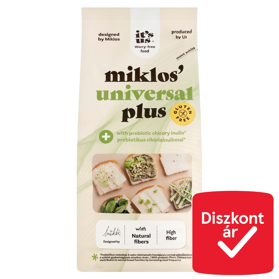 It's Us Gluten Free Universal Flour Mix with Prebiotic Chicory Inulin 1 kg