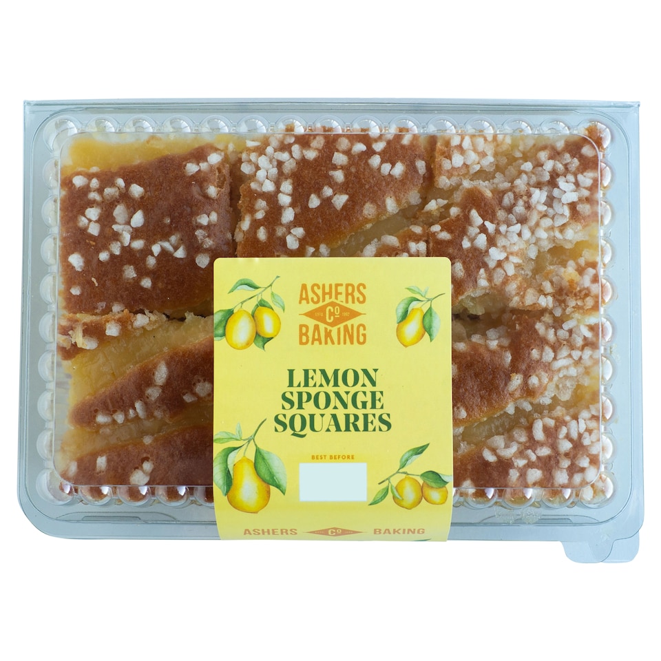 Ashers Lemon Curd Sponge Cakes 6 Pack