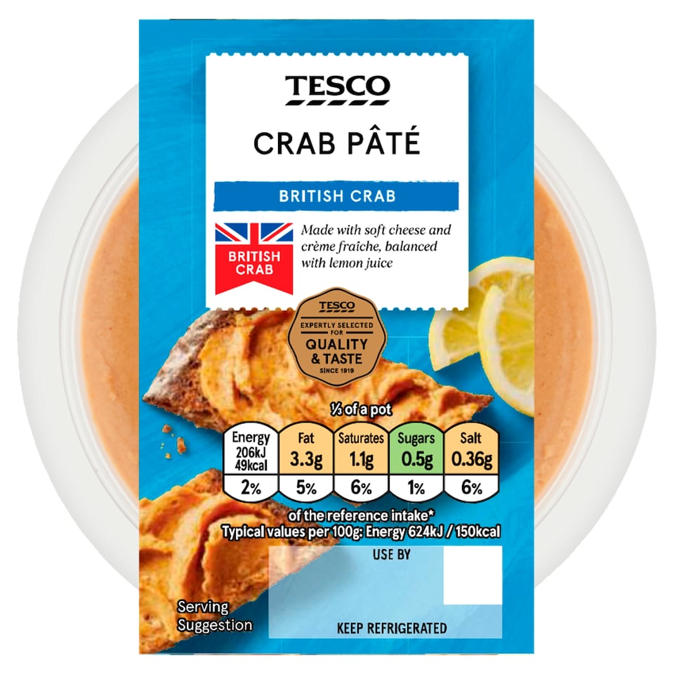 Tesco Crab Pate 100G