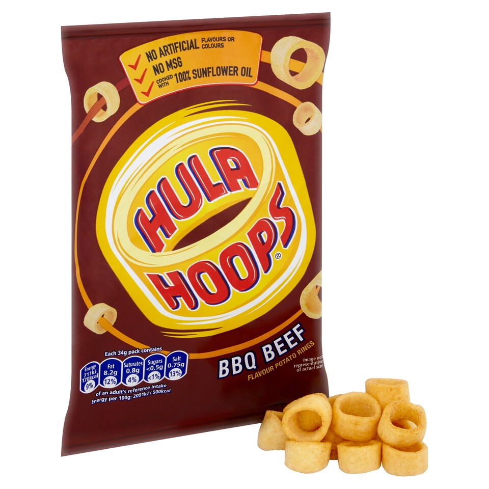 image 1 of Kp Hula Hoop Bbq Snack Grab Bag 55G
